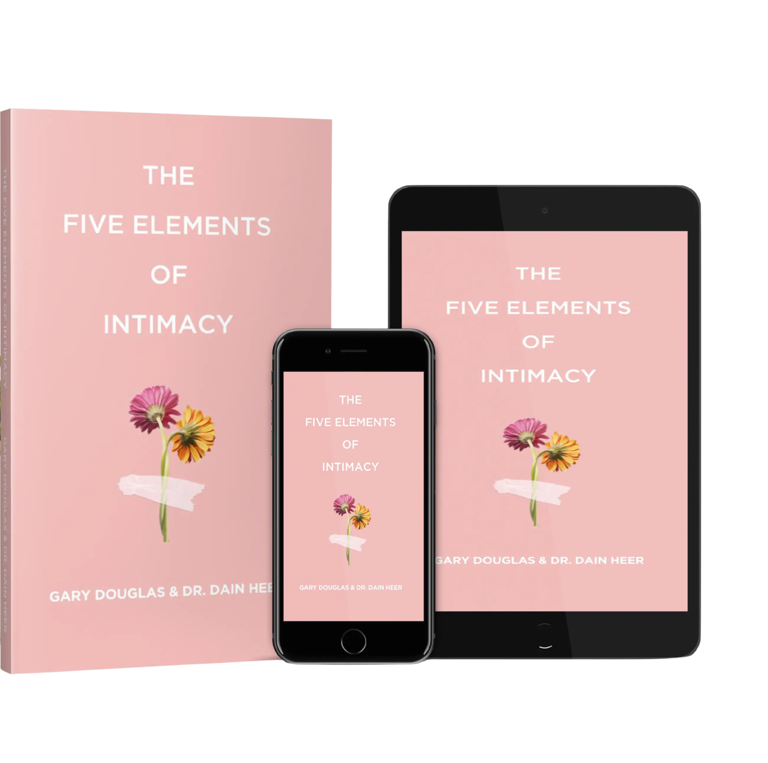 The Five Elements of Intimacy – book, tablet and phone